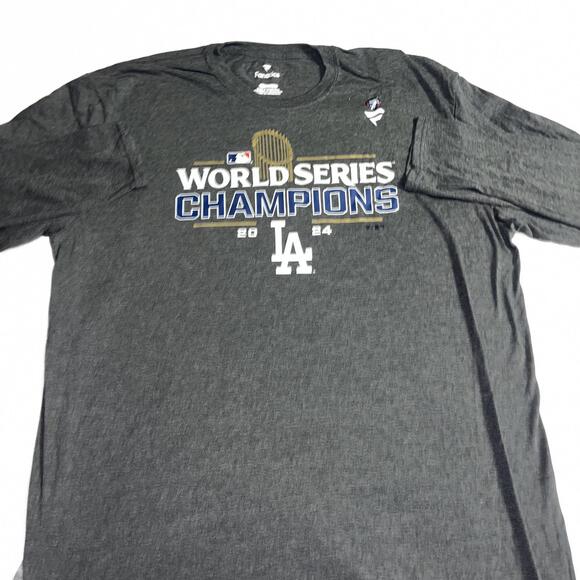 NWT $45 2024 Los Angeles Dodgers World Series Champions Men’s 2XL T-Shirt MLB - Picture 4 of 5